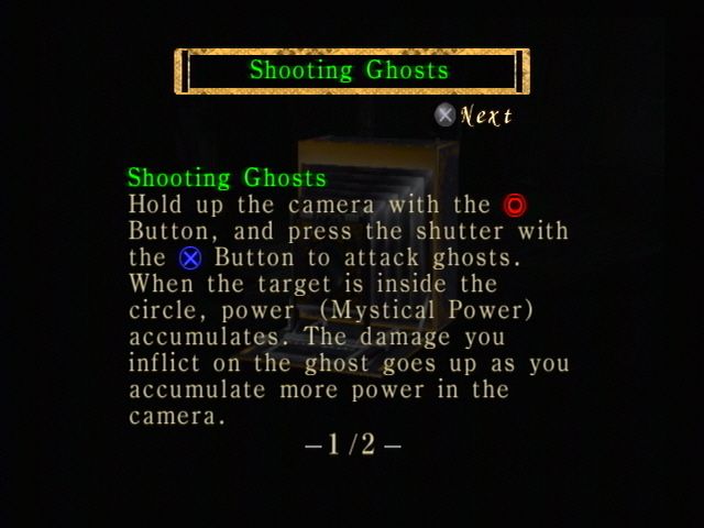 Fatal Frame screenshot 5 for Playstation 2
